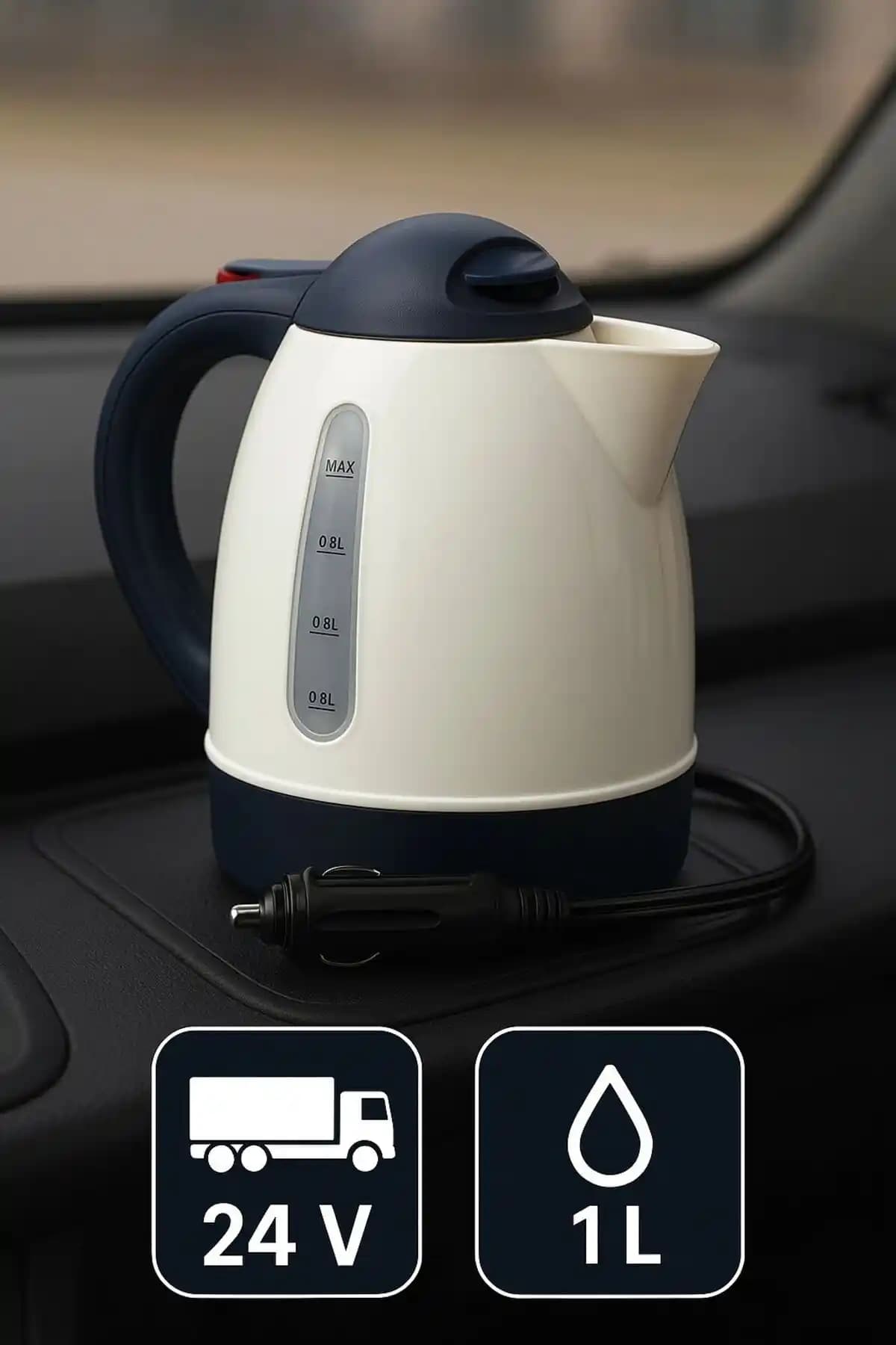 AGUILAS 1 Litre 24 Volt Araç İçi Su Isıtıcı: Güvenli ve Pratik Yolculuk Aksesuarı