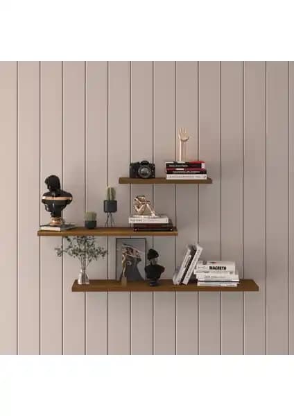 Asra Trend Doğal Modern Organizer: Şık ve Fonksiyonel Duvar Rafları ile Ev Dekorasyonunu Yenile