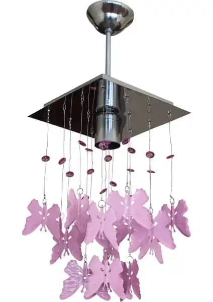 D-Light Arzu 680 Kelebek Pembe Sarkıt: Estetik ve Dayanıklı İç Mekan Dekorasyonu İçin Ideal Bir Seçenek