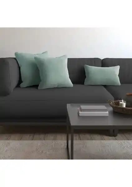 Demor Home Nil Yeşili Kırlent ve Yastık Kılıfı: Modern ve Dayanıklı Ev Dekorasyonu Ürünü