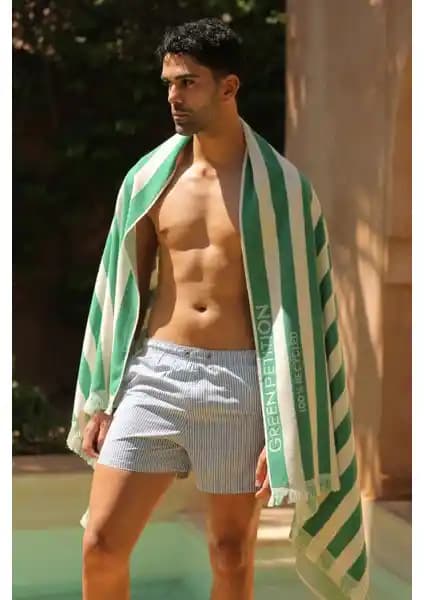 Doğa Dostu Delmor Lime Plaj Havlusu: Sürdürülebilir ve Konforlu Tasarım