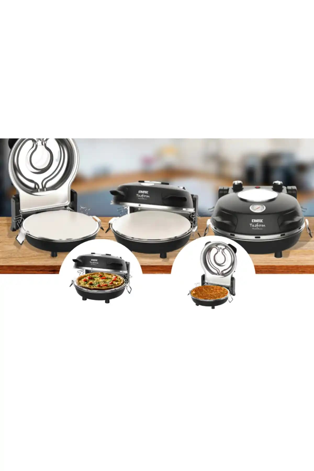ERATEC Taş Fırın Seti PM-27 XXL: Modern Tasarım ve Yüksek Performanslı Pişirme Cihazı