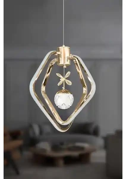 Eray Ay<dı>nlatma 1601-3 LED Gold Avize: Modern Tasarım ve Fonksiyonellik Bir Arada