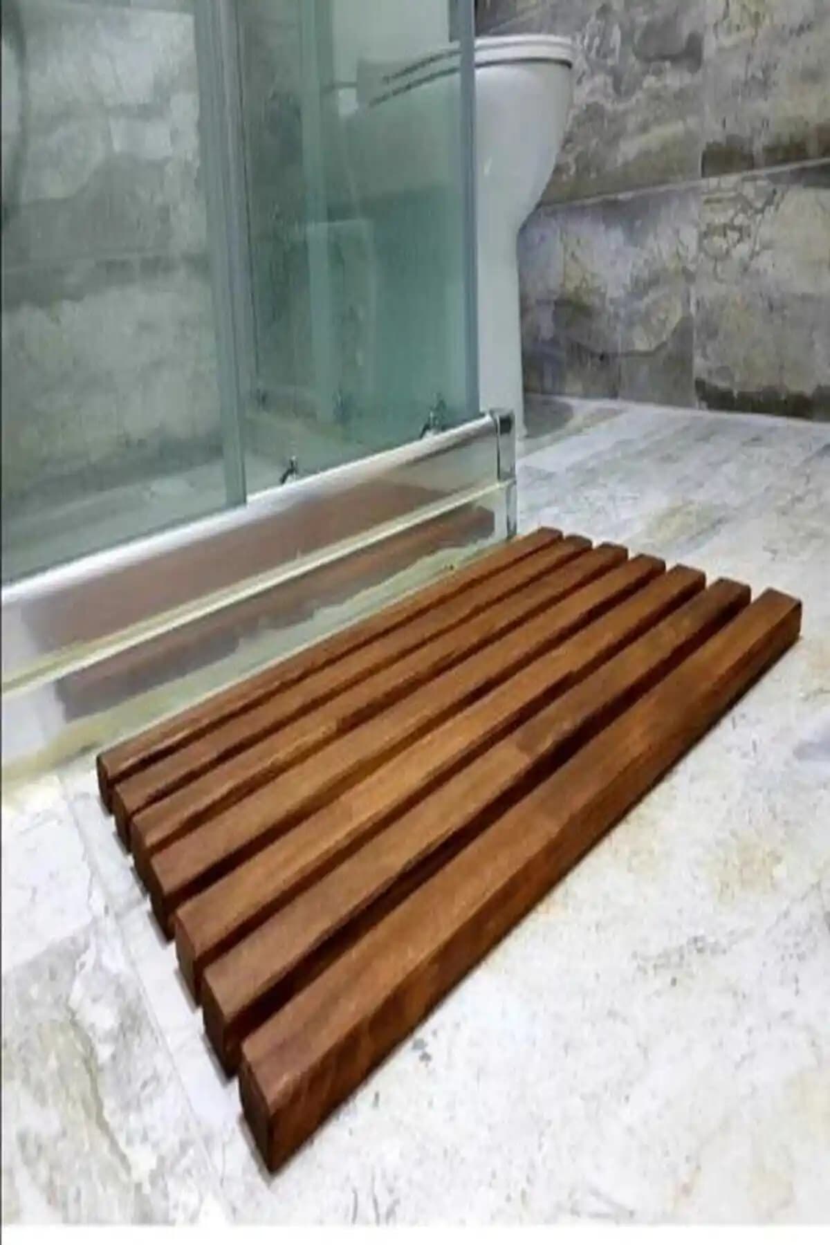 Genel Markalar Ahşap Banyo Paspası: Doğal ve Şık Banyo Dekorasyonu İçin İdeal Seçenek