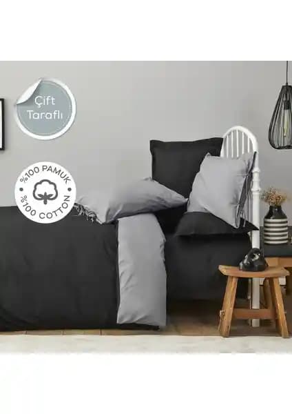 Karaca Home Siyah ve Koyu Gri Çift Taraflı Tek Kişilik Nevresim Takımı Özellikleri ve Kullanım İpuçları