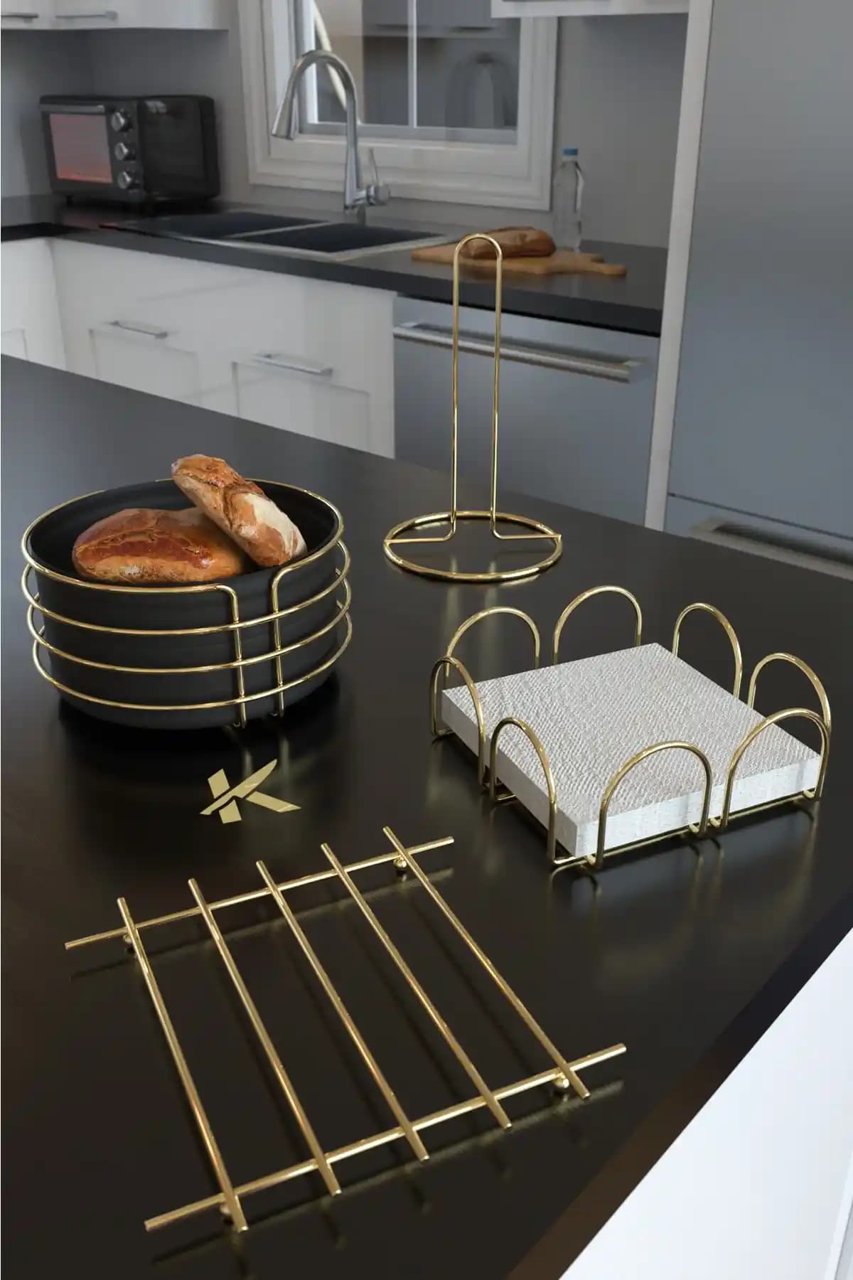 KARTEYA Servis Sunum Seti ve Ekmek Sepeti: Şık ve Dayanıklı Sofra Aksesuarları