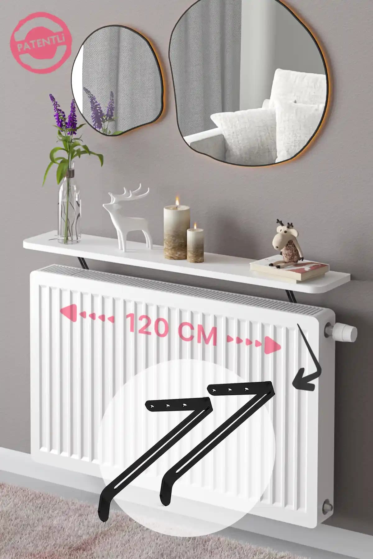 Lefty Petek Üstü Raf ile Modern ve Pratik Isı Yönlendirme Çözümü