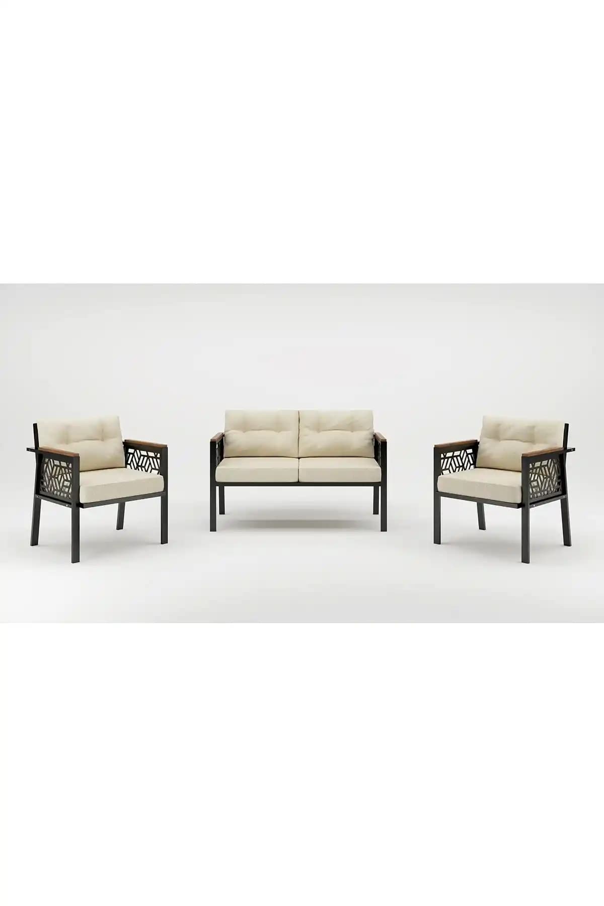 MELİSA Balkon Bahçe ve Kafe Oturma Takımı Estetik ve Dayanıklı Tasarım Özellikleri