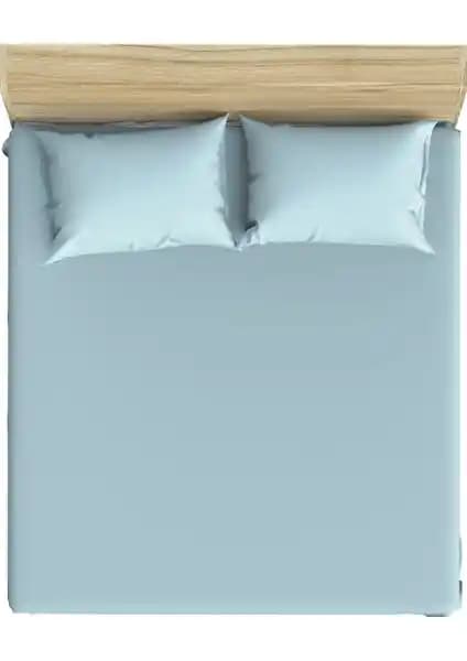 Mertim Florence Tek Kişilik Lastikli Çarşaf Açık Mavi 100x200 cm Yatak Konforu ve Estetiği