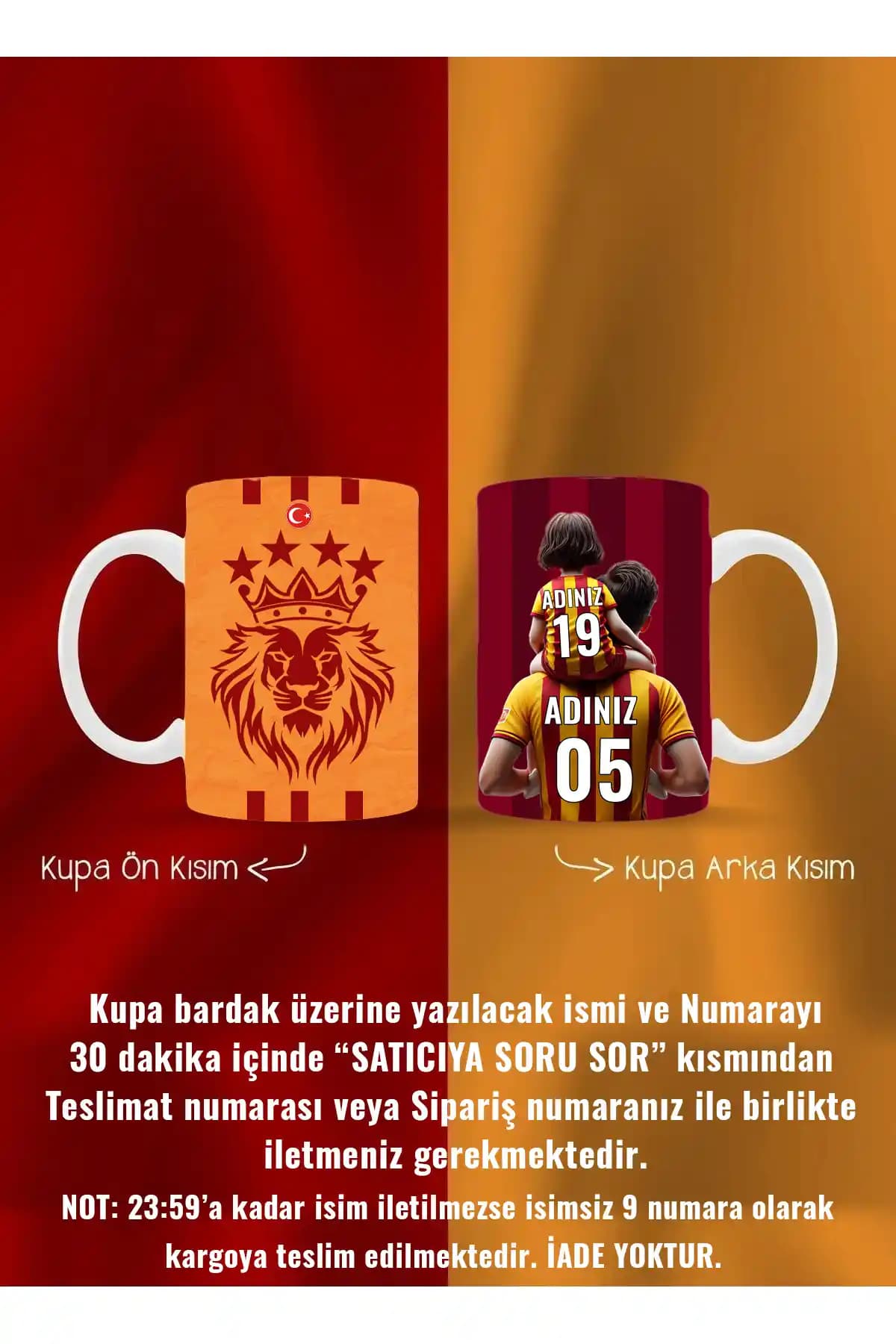 PembeCadde Baba Kız Kupa Bardak: Kişiye Özel Şık ve Dayanıklı Hediye Seçeneği