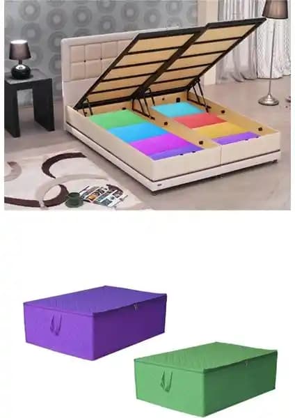 Serstil 2 Adet Baza ve Çekyat Tipi Hurç ile Ev Düzeninizi Geliştirin