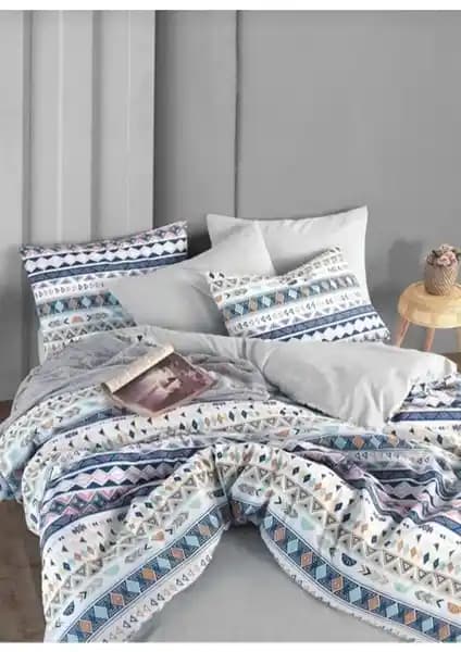 Sheri Home Lastikli Çarşaflı Nevresim Takımı: Modern ve Dayanıklı Yatak Dekorasyonu İçin Uygun