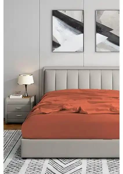 Soley Jersey %100 Pamuklu Çift Kişilik Lastikli Çarşaf Yatak Konforunu Artırır