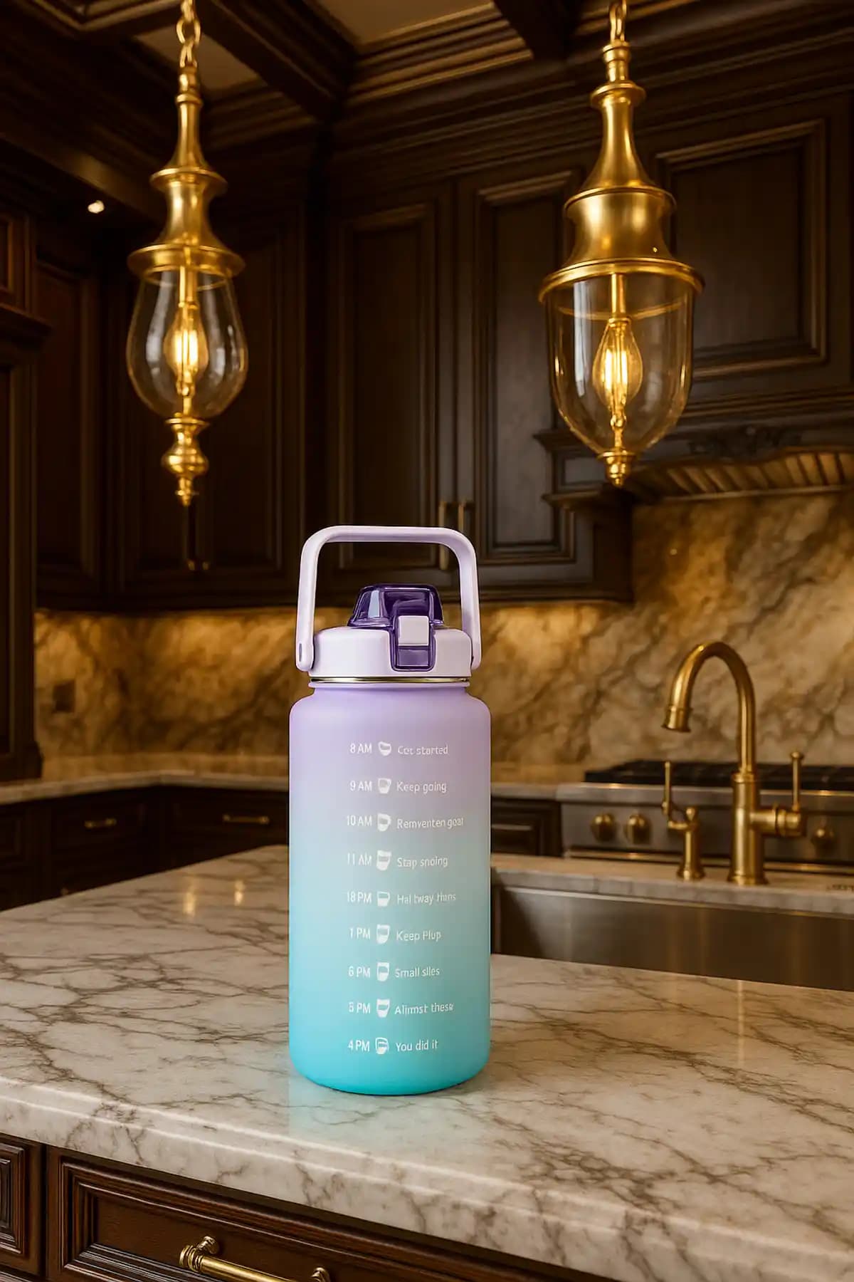 Veliday 2L Motivasyon Matara: Gün Boyu Sağlıklı Su Tüketimi İçin Şık ve Dayanıklı Tasarım