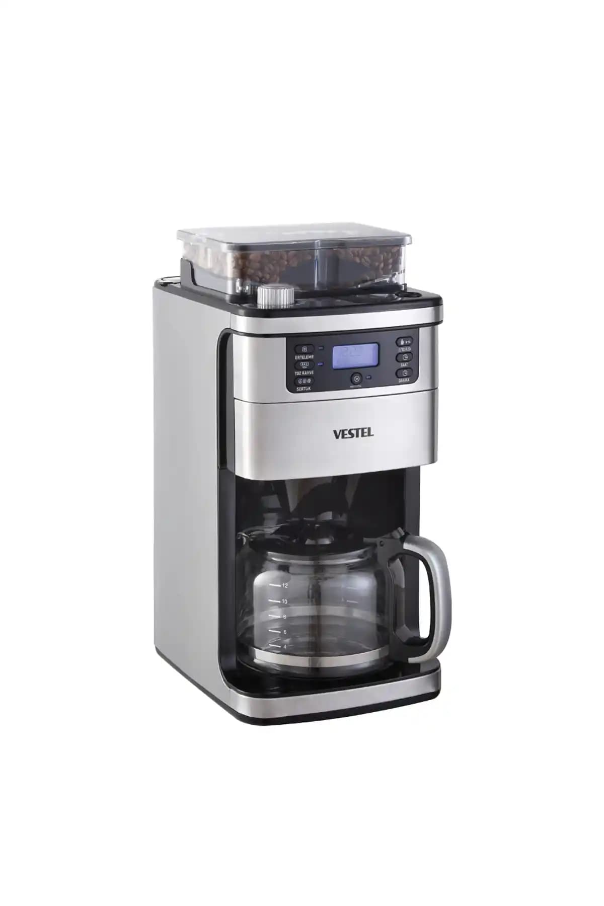 Vestel Taze Öğütücü Inox Kahve Makinesi: Modern Tasarım ve Yüksek Performans Özellikleri