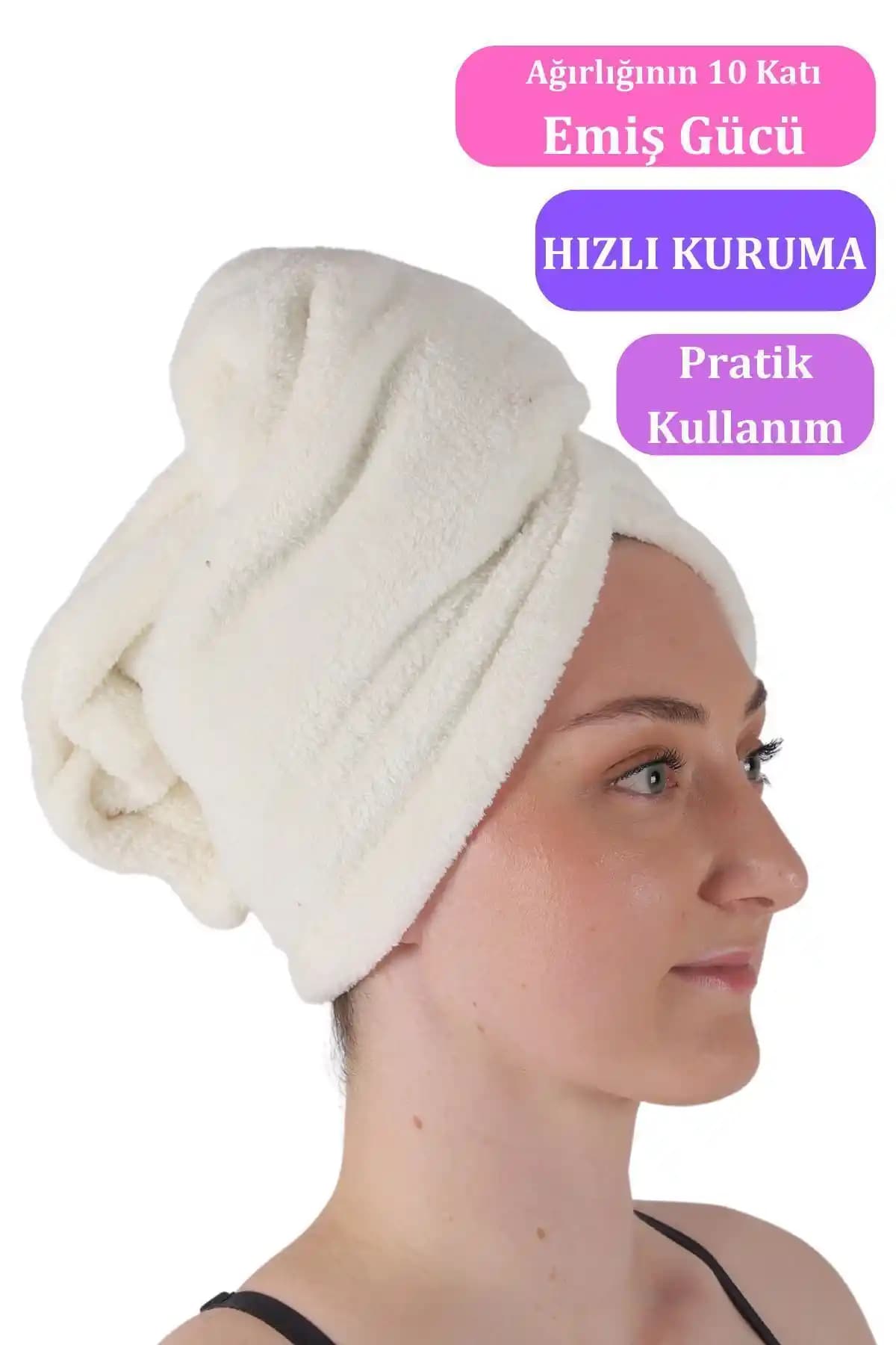 Vosvera Lüks Soft Saç Kurutma Bonesi: Şık ve İşlevsel Tasarım ile Hızlı Kurutma Deneyimi