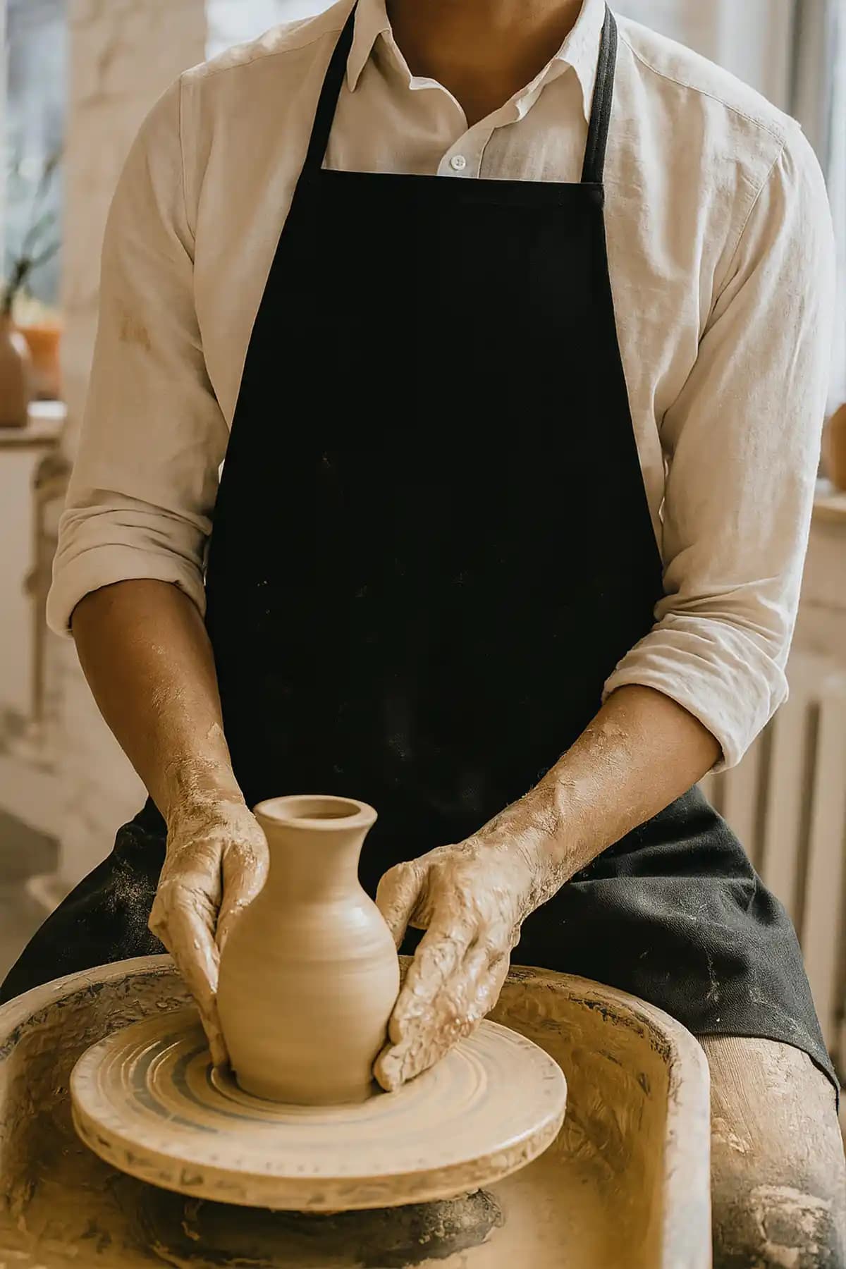 YUNUSOĞLU HOME Siyah Gabardin Kumaş Mutfak Önlüğü Profesyonel ve Şık Tasarım