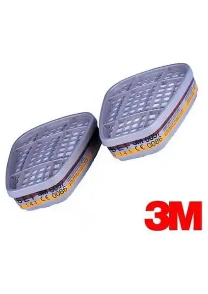 3M 6057 Abe1 Organik İnorganik Asit Gaz Filtresi Endüstriyel Koruma Çözümü