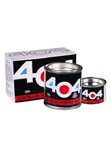 404 Metalize Plastik Çelik Yapıştırıcı 100gr Güçlü ve Çok Yönlü Tamir Malzemesi