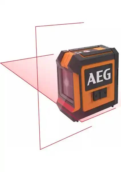 AEG Kırmızı Çizgili Lazer Metre CLR2-15B: Yüksek Hassasiyetli Profesyonel Ölçüm Cihazı