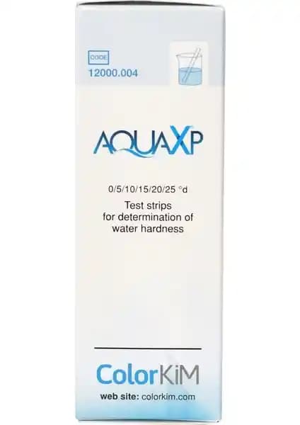 AQUAXP Kolay ve Güvenilir Su Sertliği Ölçüm Test Çubuğu ile Su Kalitesini Kontrol Edin