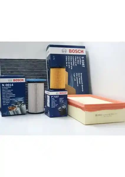 Audi A3 1.6 TDI İçin Bosch ve Waben Marka Filtre Bakım Seti Güç ve Performans Artırıcı