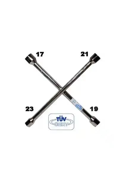 Automix Dörtlü Bijon Anahtarı: Dayanıklı ve Çok Ölçülü Araç Jant Sökme Çözümü