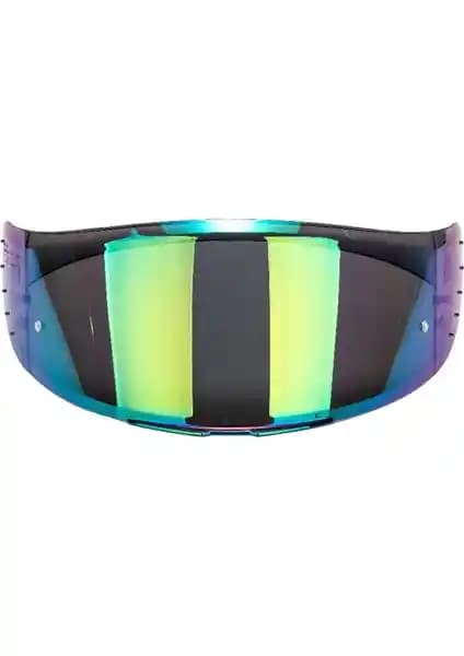 B Baosity Yarış Motosiklet Vizörü Tam Yüz Lens Renkli Güvenlik ve Konfor İçin