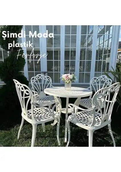 Bahçe ve Balkon Kullanımı İçin Ferforje Görünümlü Masa ve Sandalye Takımları Karşılaştırması 1