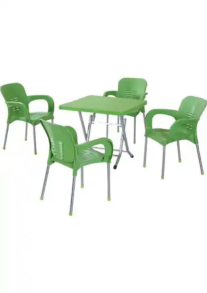 Bahçe ve Teras Kullanımı İçin Metal Ayaklı Masa ve Sandalye Seti Çeşitleri