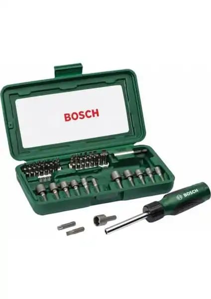 Bosch 46 Parça Tornavida Seti Güçlü ve Çok Yönlü Tamir Çözümü