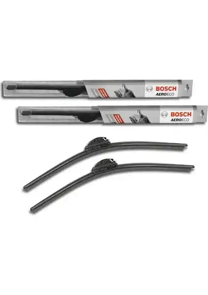 Bosch Ford Fiesta 2008-2013 için Aeroeco ön silecek seti yüksek kalite ve performans