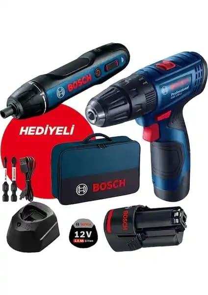 Bosch GSB 120-LI ve Bosch GO Kit ile Çok Yönlü ve Güçlü El Aletleri Seti
