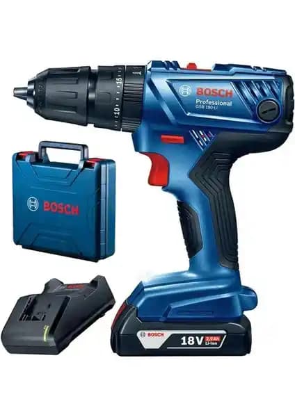 Bosch GSB 180 Li 18V 2AH Darbeli Matkap: Güçlü Performans ve Kullanım Kolaylığı