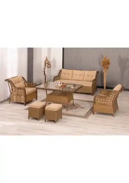 Btk Concept Datça Rattan Bahçe Mobilyası: Modern ve Dayanıklı Dış Mekan Oturma Seti