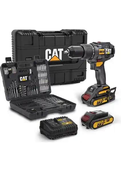 Cat DX12SET 18V Profesyonel Şarjlı Darbeli Matkap ve Uç Seti Özellikleri ve Kullanım Alanları