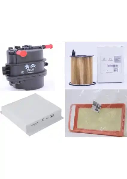 Citroen Nemo ve Peugeot Bipper 1.4 HDi İçin Periyodik Bakım Filtre Seti Detayları ve Özellikleri