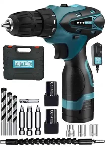 Daflong Yedek Akülü Vidalama: Güçlü ve Çok Yönlü Şarjlı Matkap Özellikleri ve Kullanım Alanları