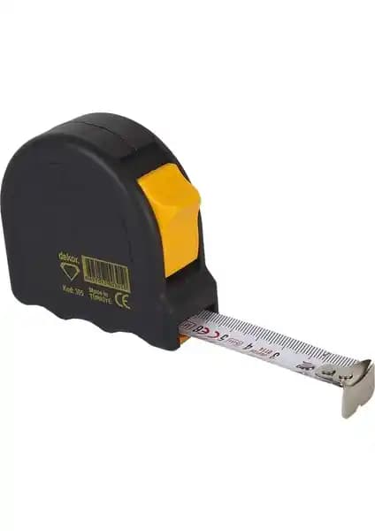 Dekor Soft Touch Şerit Metre: Hassas ve Dayanıklı Ölçüm Aracı, Profesyonel Kullanım İçin Uygun