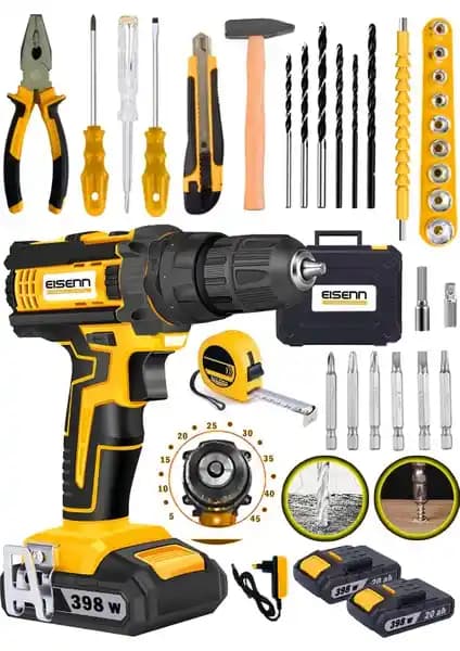 Eisenn Alman Lion Çift Akülü Metal Şanzıman Turbo Şarjlı Matkap Özellikleri ve Kullanım İncelemesi