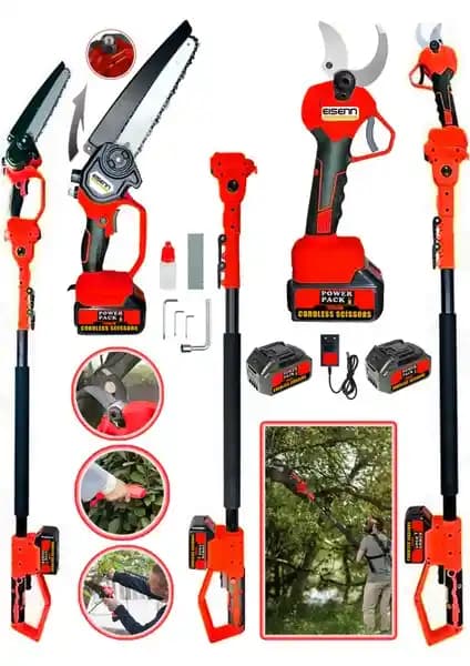 Eisenn Germany Red 3 Lü Set: Güçlü ve Çok Yönlü Bahçe Aletleri ile Verimli Bakım