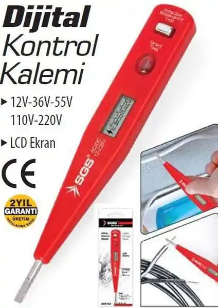 Ennalbur Sgs 723 Dijital Kontrol Kalemi ile Hassas Elektrik Ölçümleri