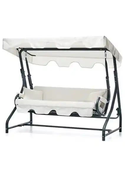 Erinöz Olea 3 Kişilik Bahçe ve Teras Salıncağı Dayanıklı ve Şık Tasarım