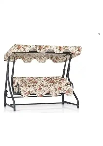 Erinöz Ruta 3 Kişilik Bahçe ve Teras Salıncağı Dayanıklı ve Konforlu Tasarım