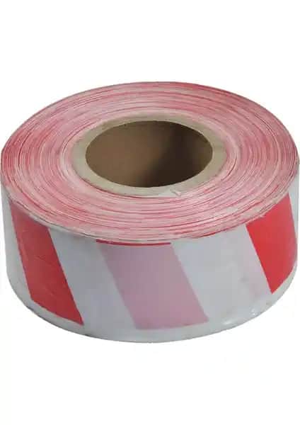 Essafe Emniyet Şeridi Kırmızı Beyaz Güvenlik ve Görünürlük İçin Geniş Kullanım Alanları