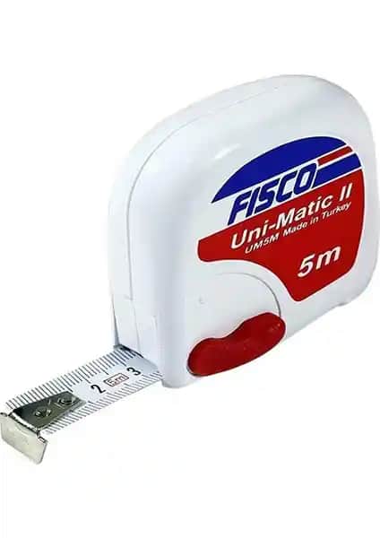 Fisco 5 Metre Şerit Metre: Dayanıklı ve Hassas Ölçüm Aracı Özellikleri