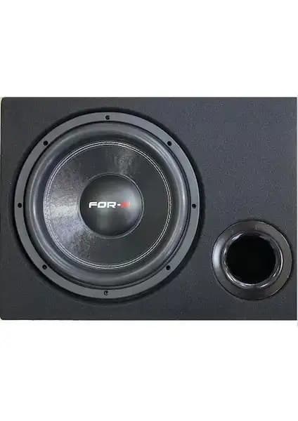 For-x Forx X-112S 30 cm Güçlü Kabinli Subwoofer ile Derin Bass ve Yüksek Ses Kalitesi