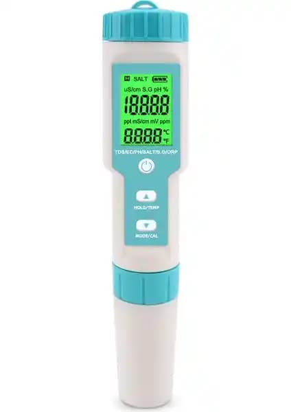 Gahome 7 In 1 Çok Fonksiyonlu Su Analiz Cihazı: pH, TDS, EC ve Daha Fazlası