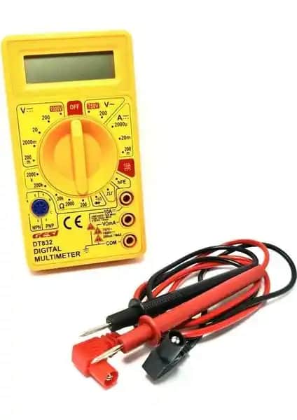 Gesi DT-832 Dijital Multimetre Elektrik ve Elektronik Ölçüm Cihazı Güçlü ve Güvenilir Performans