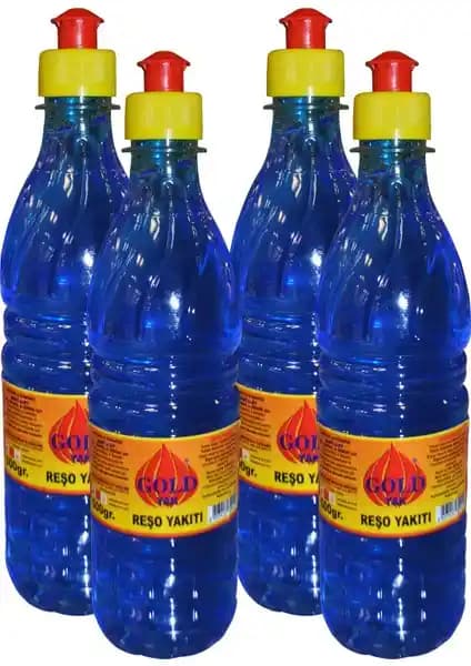 Gold Yak Osmanlı Ocağı Yakıt Jeli 4'lü 500 ml geleneksel ve dekoratif kullanım için